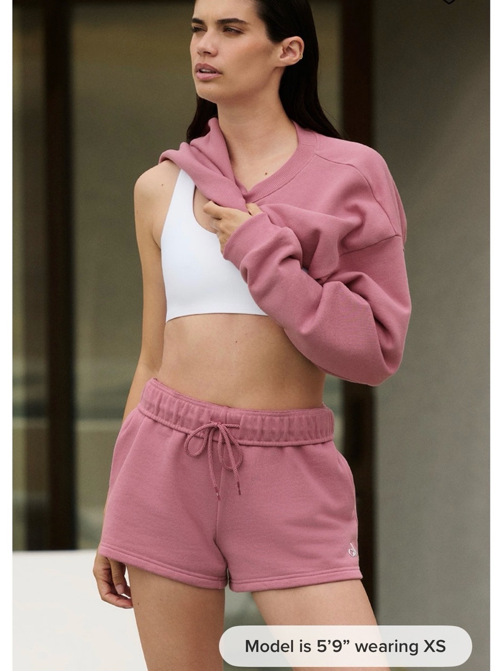ALO Accolade Shorts - Pink Wild Rose - Picture 2 of 7